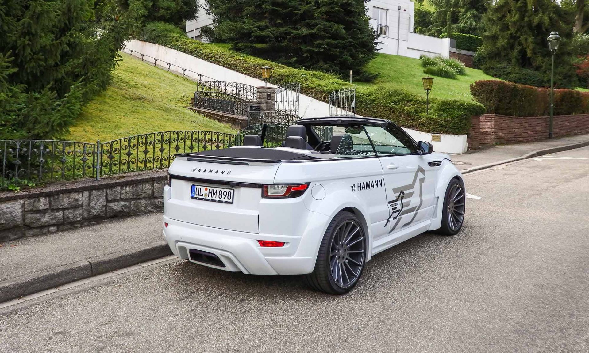 Range Rover Evoque Cabriolet белая